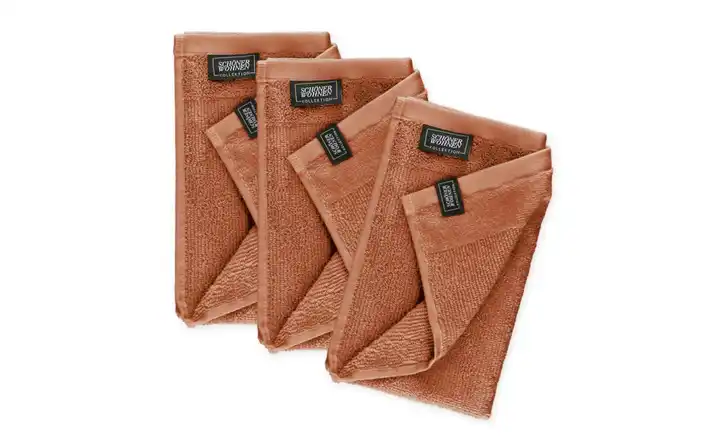 SCHÖNER WOHNEN Kollektion Gästehandtuch 3er-Set  