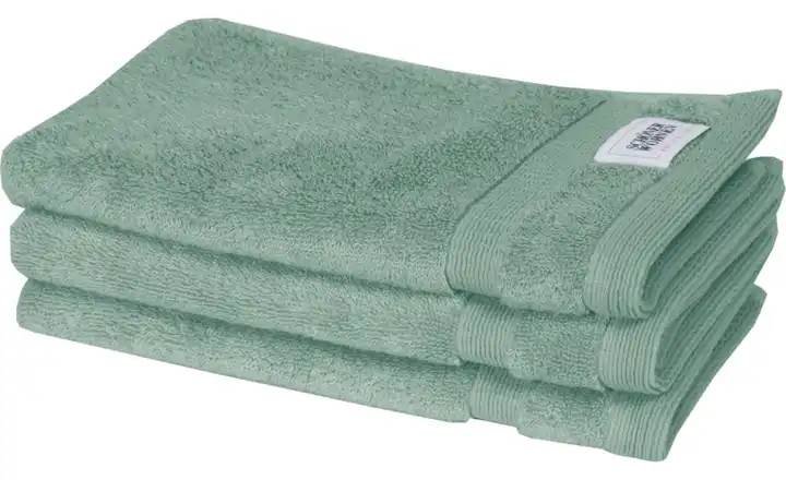 SCHÖNER WOHNEN Kollektion Gästehandtuch 3er-Set  