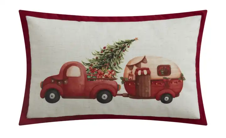  Kissen  Weihnachtsauto