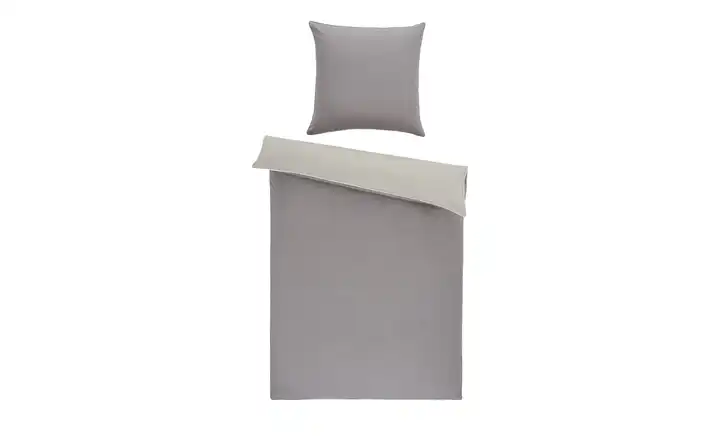 HOME STORY Renforcé Wende-Bettwäsche  Solid Piping