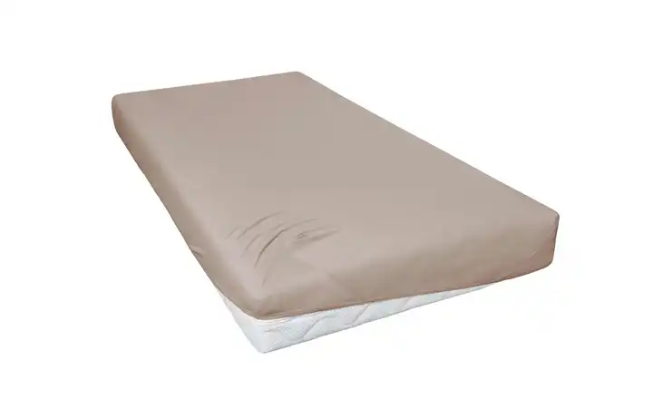 como Jersey-Spannbetttuch Cappuccino 100x200 cm
