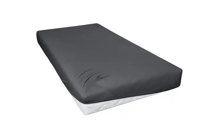 como Jersey-Spannbetttuch Anthrazit 100x200 cm