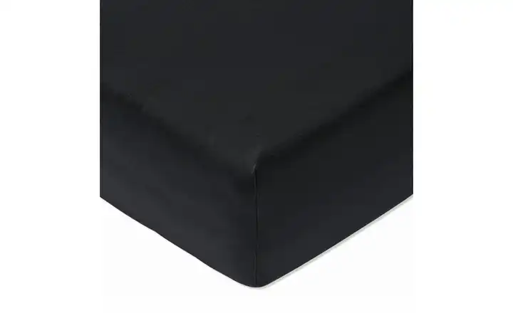 JOOP! Boxspringspannbetttuch Uni 160 cm Schwarz