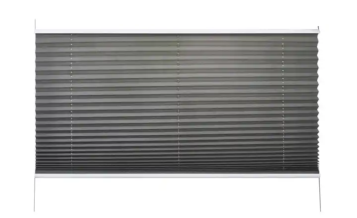 buchheister Klemmfixplissee 130 cm 95 cm Grau