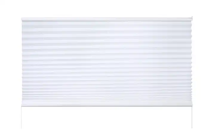 buchheister Klemmfixplissee 130 cm 65 cm Weiß