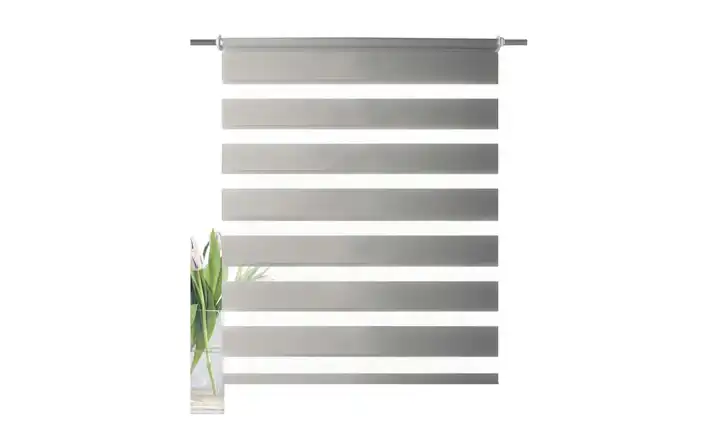 HOME Wohnideen Kettenzugrollo Grau 80 cm