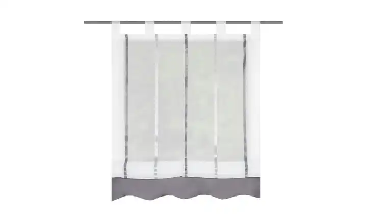 HOME Wohnideen Raffrollo Grau 100 cm