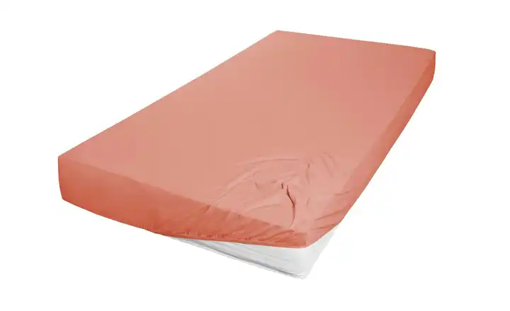 Jersey Spannbettlaken Orange 190 cm
