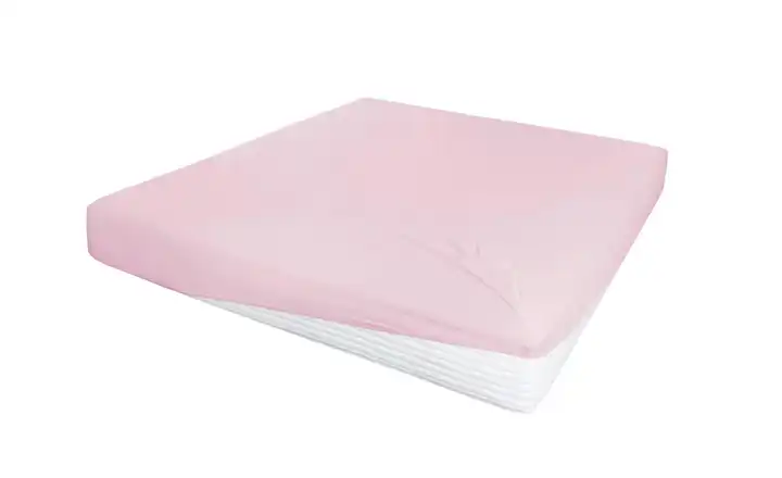 Jersey-Elastan Boxspringlaken Rosé 150 cm