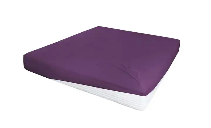 Jersey-Elastan Boxspringlaken Pflaume 190 cm