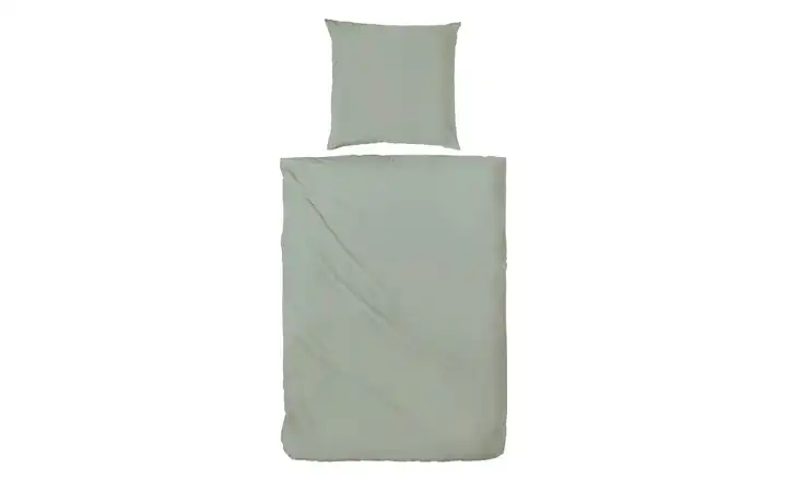 Stone-Washed Bettwäsche 200 cm 135 cm Olivgrün 135x200 cm