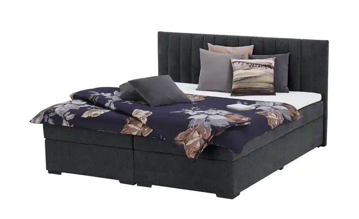 Boxbett Schwarz H3 Taschenfederkern