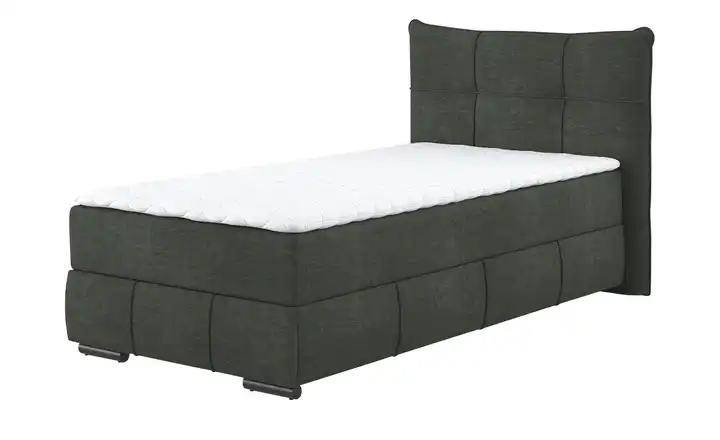Boxbett mit Stauraum 100 cm Blau H3