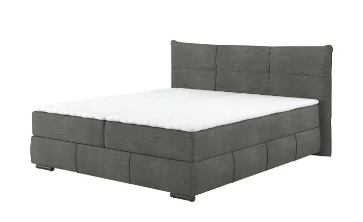 Boxbett mit Stauraum 180 cm Graphit H2 & H4