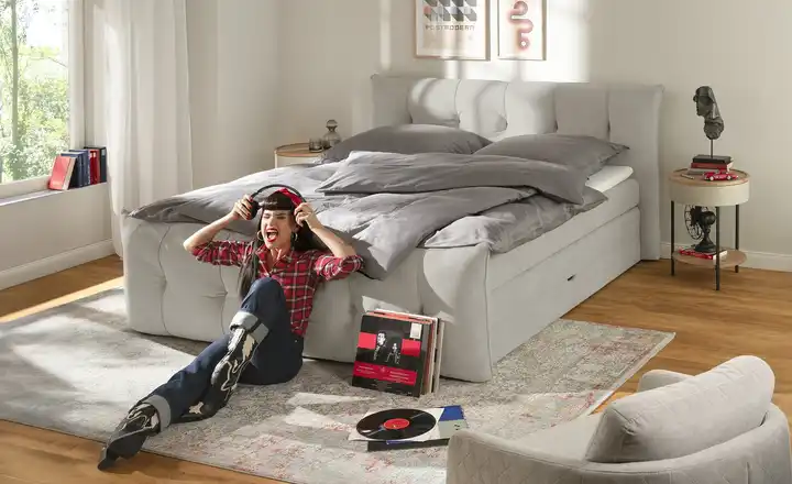 Twist Boxspringbett mit Bettkasten Sofia