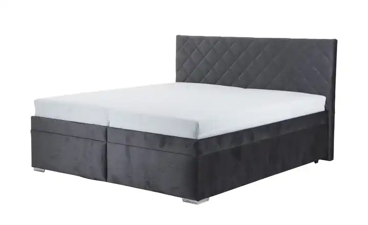Polsterbett 160 cm Anthrazit