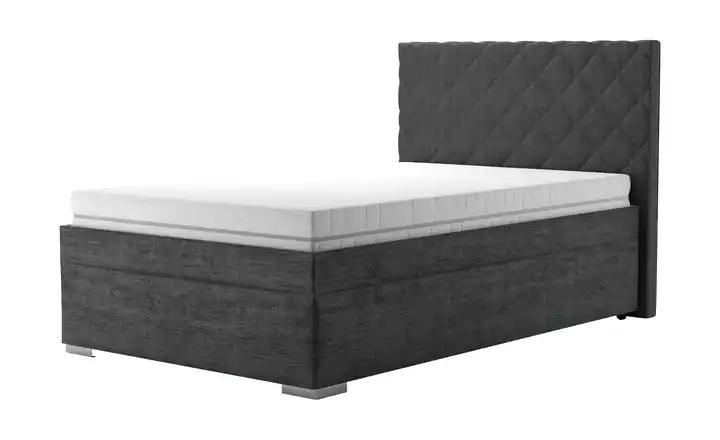 Polsterbett 120 cm Anthrazit