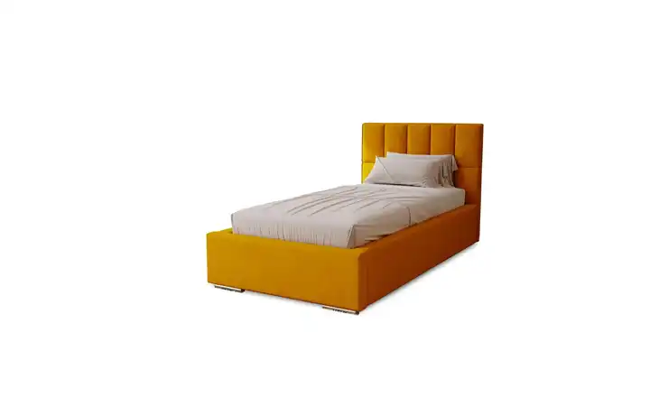 Polsterbett mit Stauraum 80x200 cm Orange
