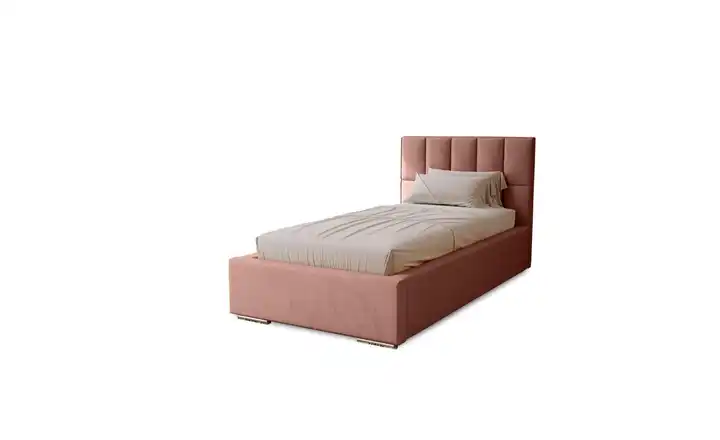 Polsterbett mit Stauraum 80x200 cm Rosa