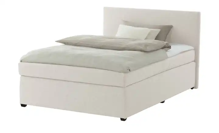 Boxspringbett Creme 140 cm H3