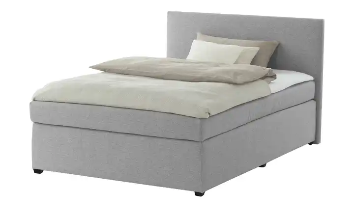 Boxspringbett Grau 140 cm H3