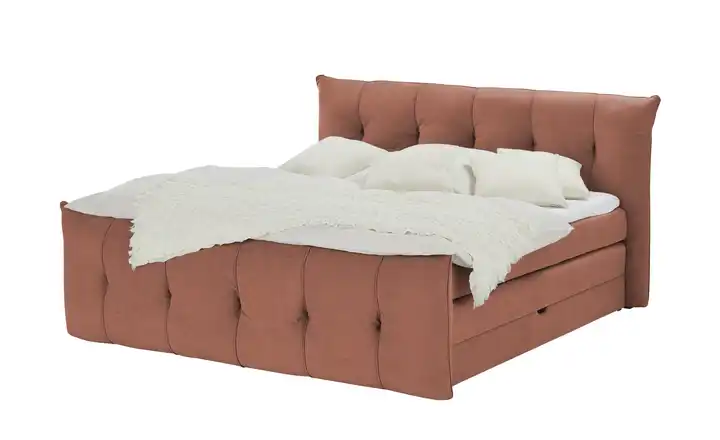 Twist Boxspringbett mit Bettkasten Sofia Kupferfarben 180 cm