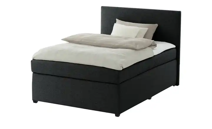Boxspringbett Schwarz 90 cm H3