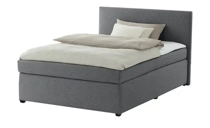 Boxspringbett Dunkelgrau 120 cm H3