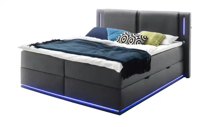  Boxspringbett mit Stauraum  