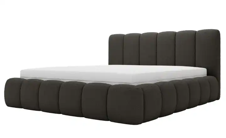  Polsterbett  Cloud Bouclé-Stoff