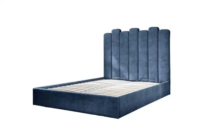 Miuform Polsterbett mit Bettkasten Dreamy Aurora Dunkelblau 160x200 cm