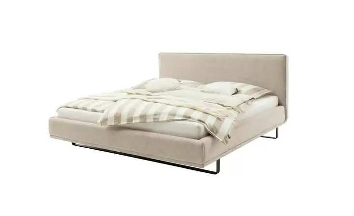 SCHÖNER WOHNEN Kollektion Polsterbett in 180x200 cm Como Beige