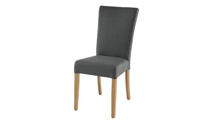 Woodford Esszimmerstuhl Brighton Flachgewebe Anthrazit