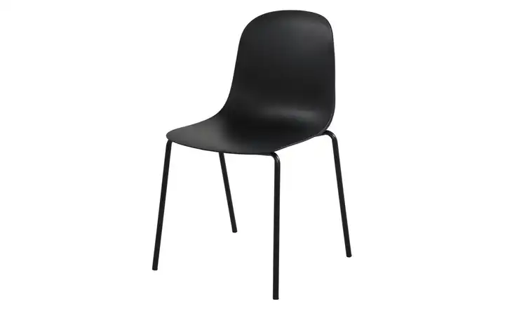 Stapelstuhl stapelbar Schwarz