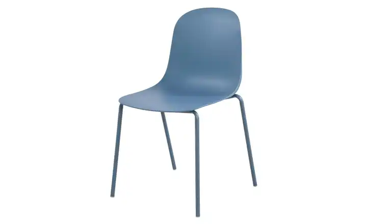 Stapelstuhl stapelbar Blau