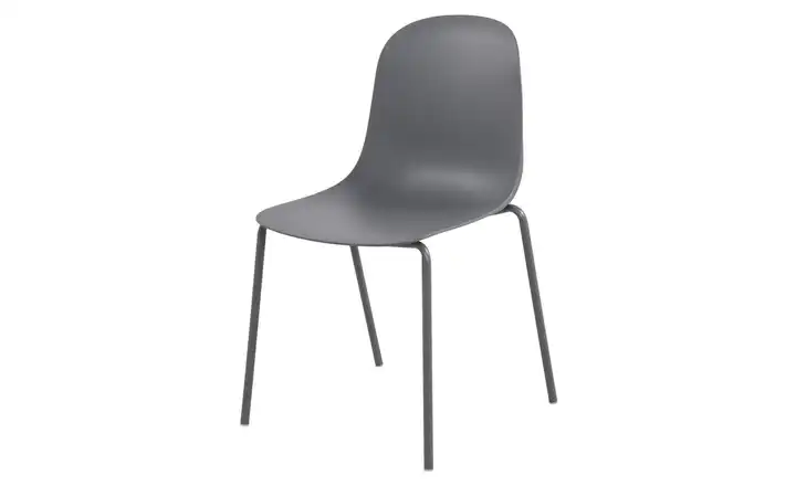 Stapelstuhl stapelbar Dunkelgrau