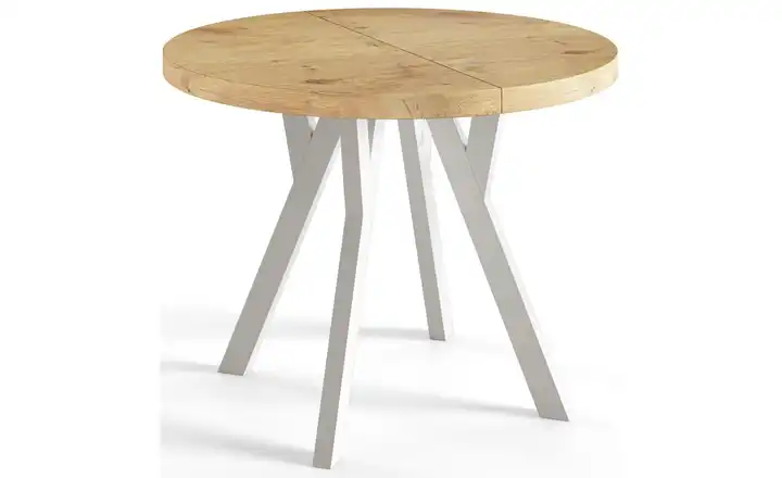 Esstisch ausziehbar Hellbraun 90x90