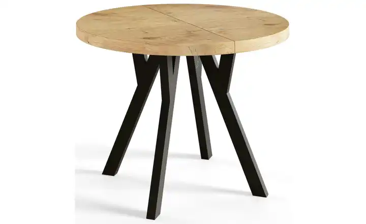 Esstisch ausziehbar Hellbraun 90x90