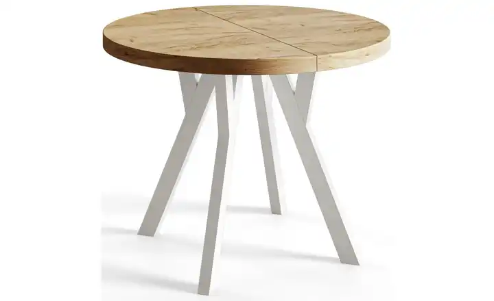 Esstisch ausziehbar Braun 110x110