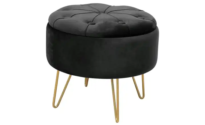  Pouf mit Füßen 