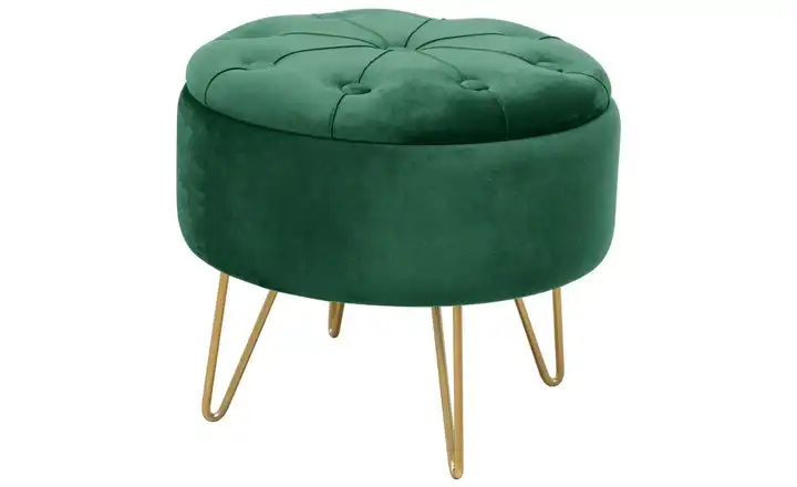  Pouf mit Füßen 