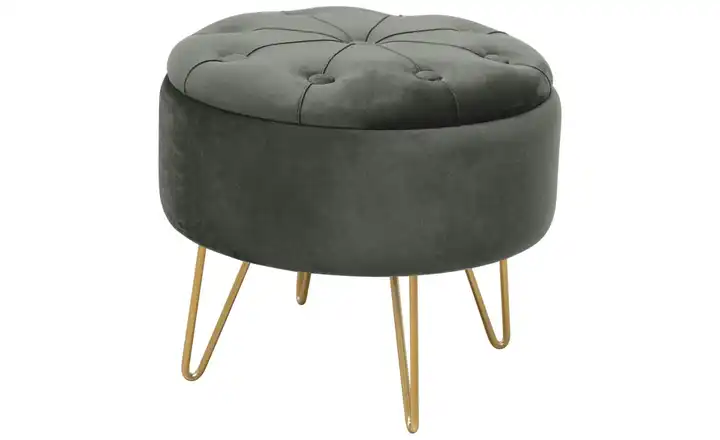  Pouf mit Füßen 