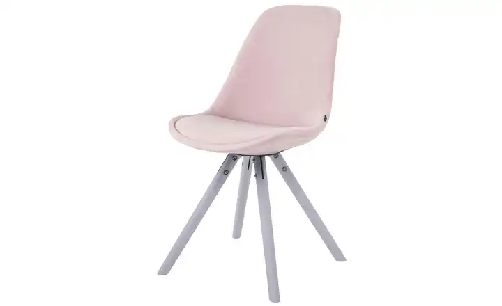 Esszimmerstuhl Pink, Weiß