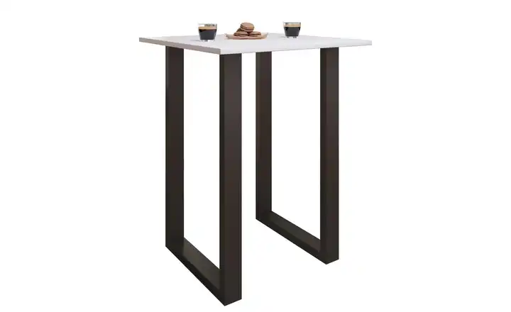 Bartisch Weiß 50x80