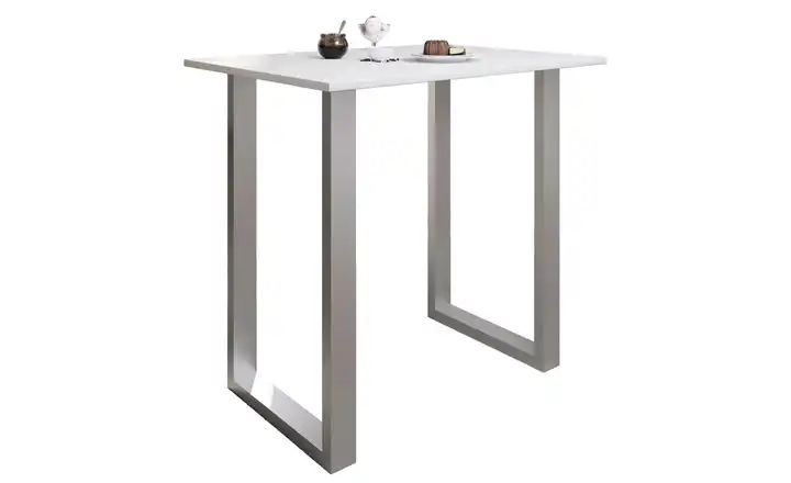 Bartisch Weiß 80x110