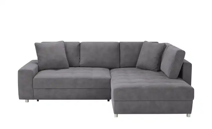 bobb Ecksofa mit pflegeleichtem Bezugsstoff  Arissa de Luxe  Anthrazit rechts