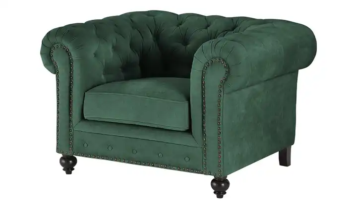 Primo Sessel  Chesterfield Stoff