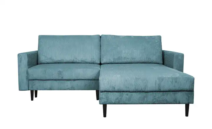 Primo Ecksofa trendiger Cordstoff Livorno