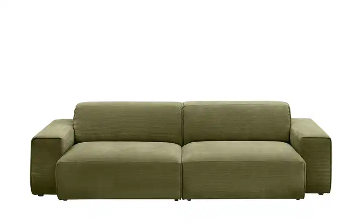 Gray & Jones Einzelsofa im Trendstoff Baltic Breeze Olivgrün 2 Mikrofaser