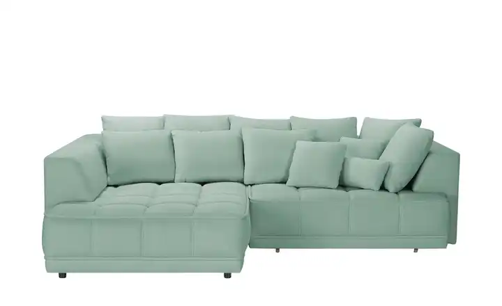 Twist Ecksofa Tiga Mintgrün links Erweiterte Funktion Mikrofaser